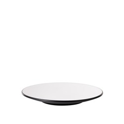 1181153 Dual Colour Melamine Plate Black/White 180mm CouCou