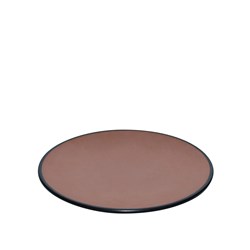 1181154 Dual Colour Melamine Plate Black/Brown 205mm CouCou