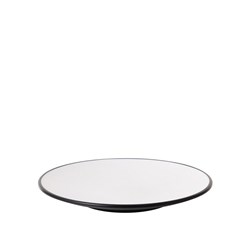 1181158 Dual Colour Melamine Plate Black/White 205mm CouCou