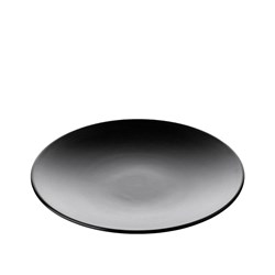 1181166 Dual Colour Melamine Plate Black 230mm CouCou