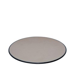 1181167 Dual Colour Melamine Plate Black/Beige 230mm CouCou