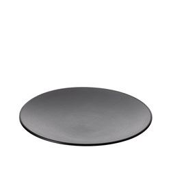 1181168 Dual Colour Melamine Plate Black/Grey 230mm CouCou