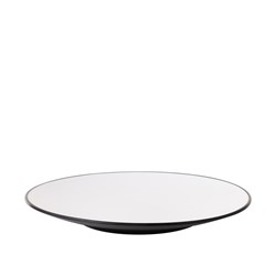 1181174 Dual Colour Melamine Plate Black/White 250mm CouCou