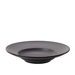 1181183 Dual Colour Melamine Deep Plate Black/Grey 265mm CouCou