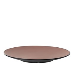 1181186 Dual Colour Melamine Plate Black/Brown 300mm CouCou