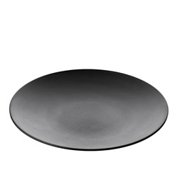 1181187 Dual Colour Melamine Plate Black 300mm CouCou