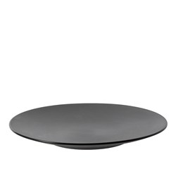 1181189 Dual Colour Melamine Plate Black/Grey 300mm CouCou