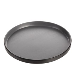 1181195 Dual Colour Melamine Edge Plate Black/Grey 270mm CouCou