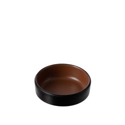 1181202 Dual Colour Melamine Sauce Dish Black/Brown 76mm CouCou