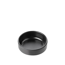 1181203 Dual Colour Melamine Sauce Dish Black 76mm CouCou