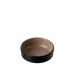 1181204 Dual Colour Melamine Sauce Black Beige 76mm CouCou