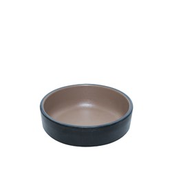 1181212 Dual Colour Melamine Sauce Dish Black/Beige 100mm CouCou