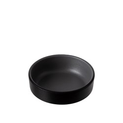 1181213 Dual Colour Melamine Sauce Dish Black/Grey 100mm CouCou