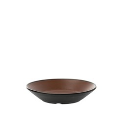 1181215 Dual Colour Melamine Sauce Dish Black/Brown 110mm CouCou