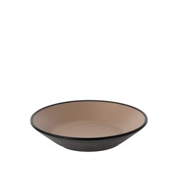 1181224 Dual Colour Melamine Sauce Dish Black/Beige 130mm CouCou