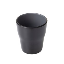 1181234 Dual Colour Melamine Tumbler Black/Grey 260ml CouCou