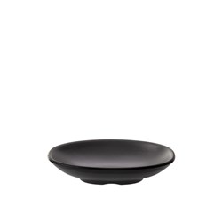 1181276 Dual Colour Melamine Oblong Plate Black/Grey 130x85mm CouCou