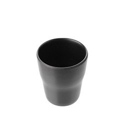 1181312 Dual Colour Melamine Cup Black 150ml CouCou