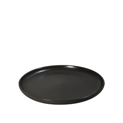 1217512 Graze Gloss Flat Plate Flint Charcoal 230mm Pro.mundi