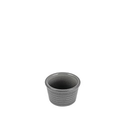 1223151 GRAVEL RIBBED RAMEKIN 85X50MM 150ML