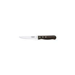 1438016 STEAK KNIFE 152MM SERR WIDE P/WOOD BRN