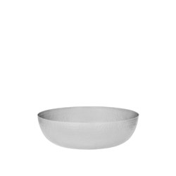 1808170 SERVING BOWL RND 250X80MM 2.8L HAMMERED SATIN