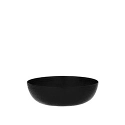 1808171 SERVING BOWL RND 250X80MM 2.8L HAMMERED BLK