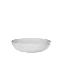 1808173 SERVING BOWL RND 300X80MM 4LT HAMMERED SATIN