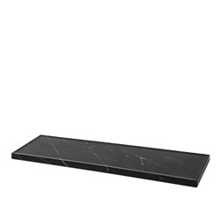 1832234 Melamine Tray Marble Black 162x530mm Topstyle