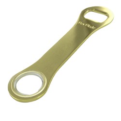 2035115 Bottle Opener Bar Blade W/ Spin Ring Gold