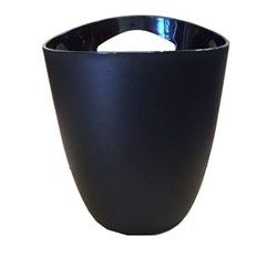 2035121 Ice Bucket Wine Cooler Blk Plastic 3Lt