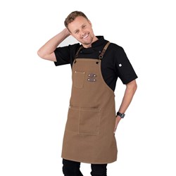 5400931 BIB APRON TOMY COFFEE 680X800MM