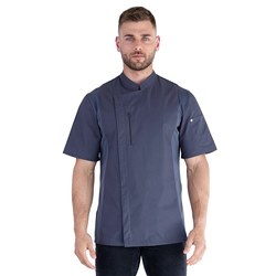 5400980 Alex Chef Jacket With Zipper Grey MED