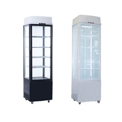 ZF100936 Exquisite Four-Sided Glass Upright Display Fridges