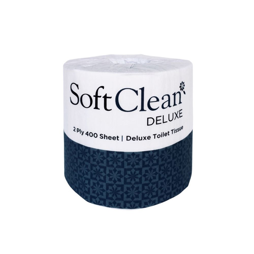 Deluxe Toilet Rolls White 2ply 400/Sheets - 3640473 | Reward Hospitality
