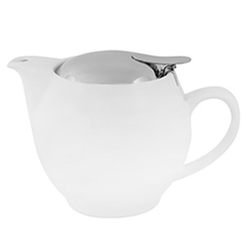 Bevande Teapot 350Ml Bianco White (6) Tealeaves