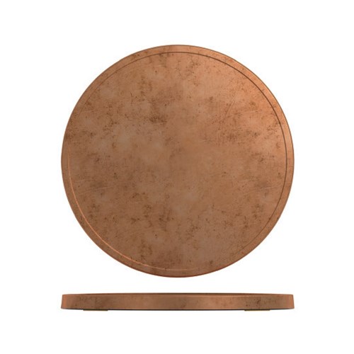 Utah Copper Melamine Round Slab