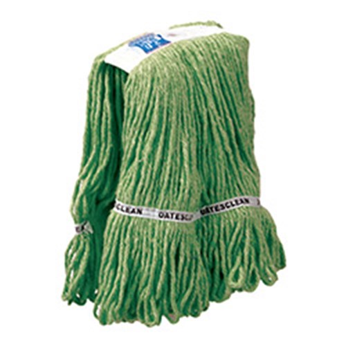 Mop Head 350Gm Hospital Lt/Dut F/Master Green Cotton (10)