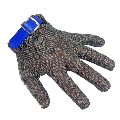 Chain Mesh Glove with Plastic Strip Niroflex