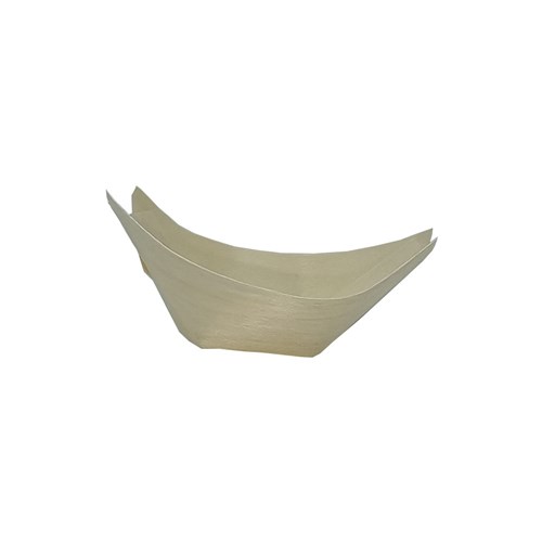 3415334 - EziServe Wooden Oval Boat 60x45mm Earth Essentials