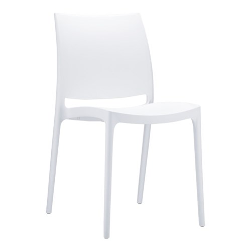 Maya Chair White 450mm Siesta