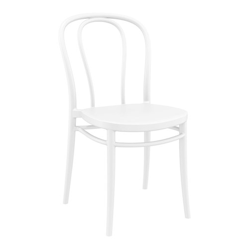 Victor Chair White 440mm Siesta