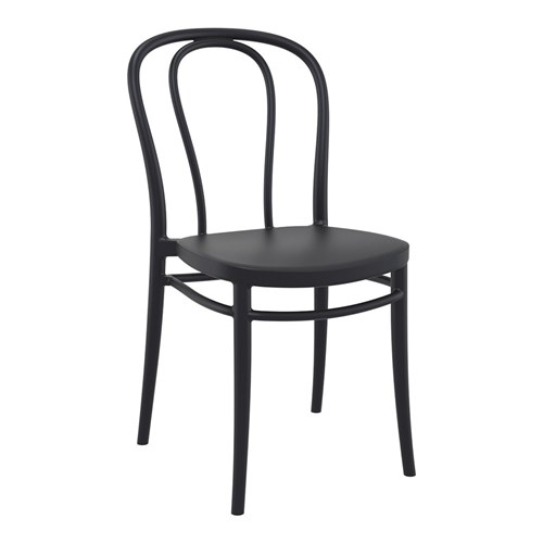 Victor Chair Black 440mm Siesta