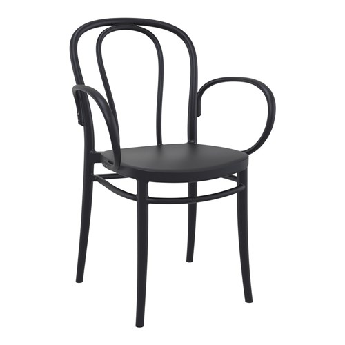 Victor XL Chair Black 440mm Siesta