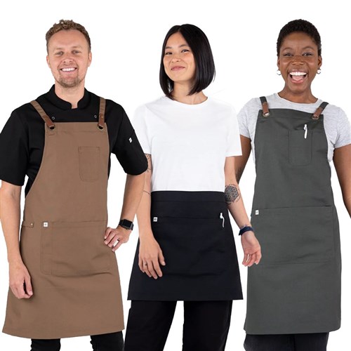 ZF100814 LUCA WAIST & BIB APRONS ASSORTED