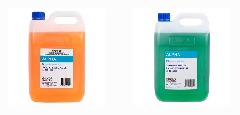 cleaning chemicals for dishwashing